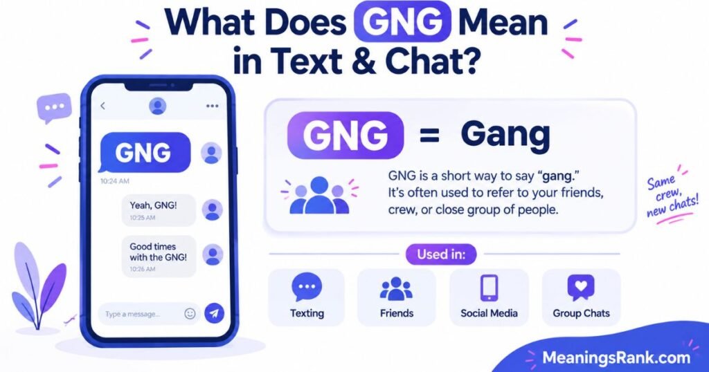What Does GNG Mean in Text & Chat