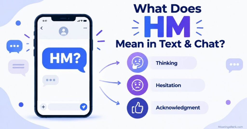 What Does HM Mean in Text & Chat