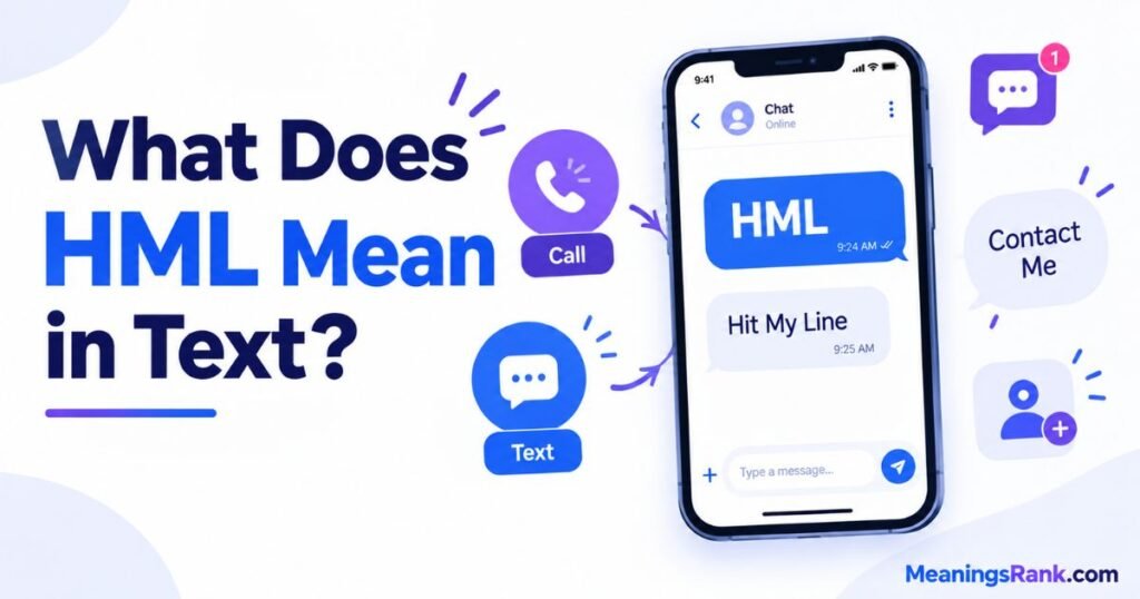 What Does HML Mean in Text