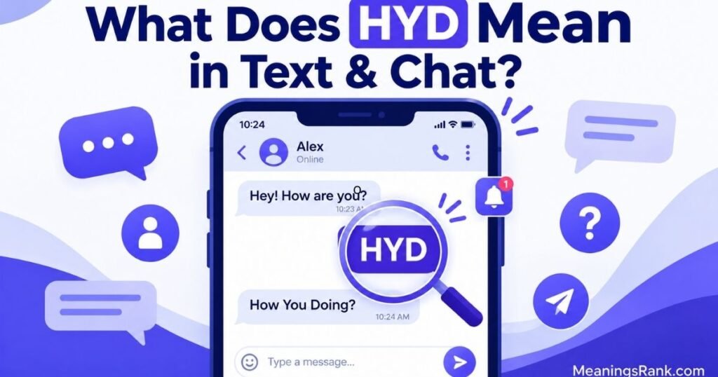 What Does HYD Mean in Text & Chat