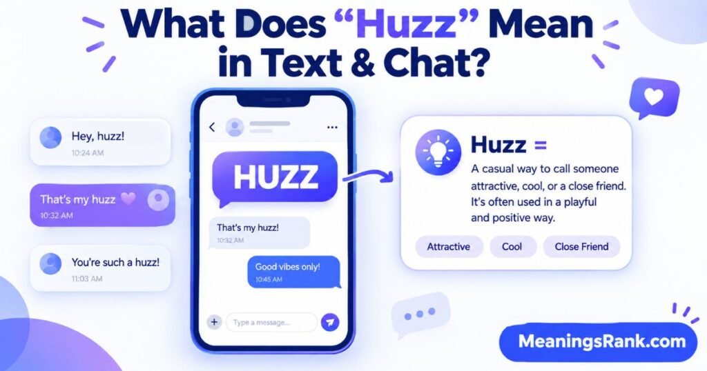 What Does Huzz Mean in Text & Chat