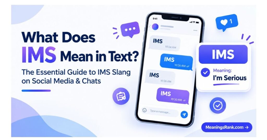 What Does IMS Mean in Text