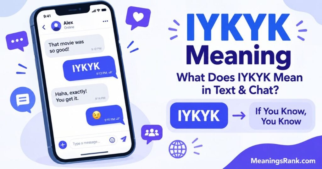 What Does IYKYK Mean in Text & Chat