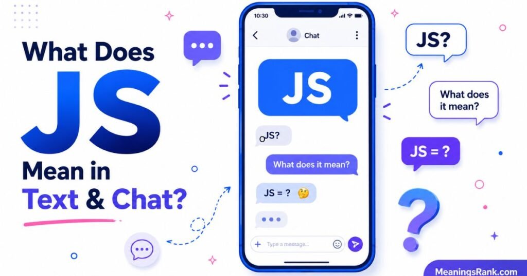 What Does JS Mean in Text & Chat