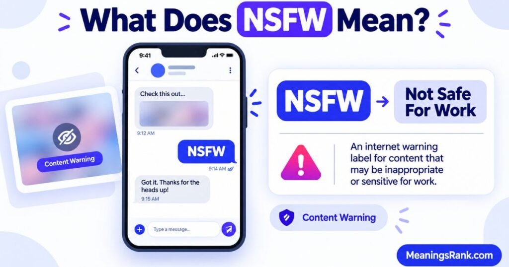 What Does NSFW Mean