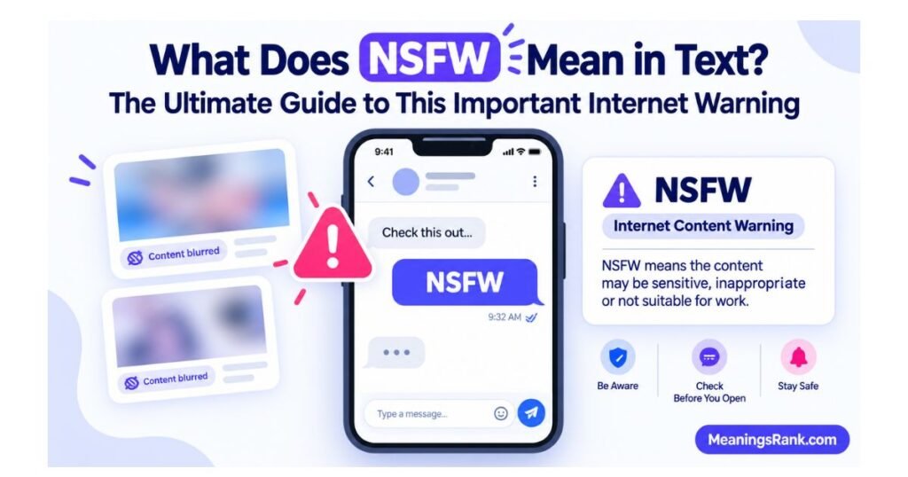 What Does NSFW Mean in Text