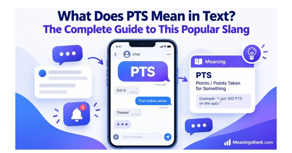 What Does PTS Mean in Text