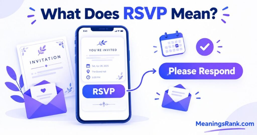 What Does RSVP Mean