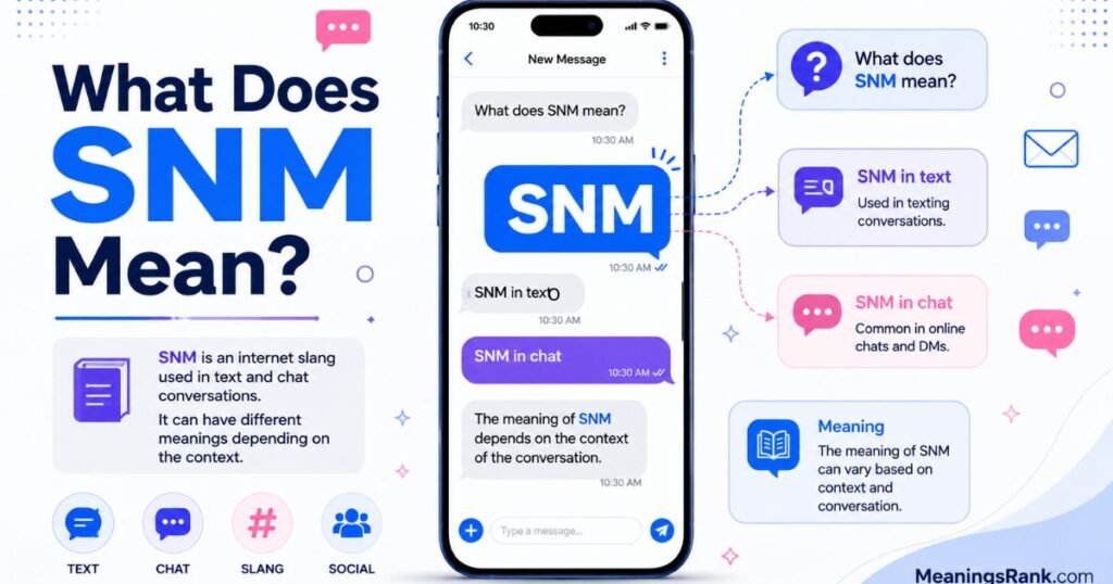 What Does SNM Mean