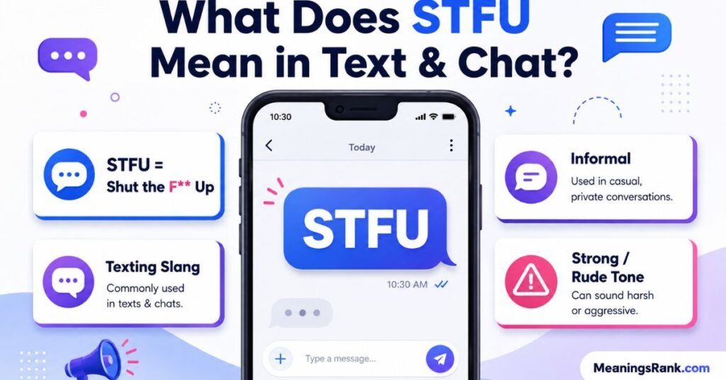 What Does STFU Mean in Text