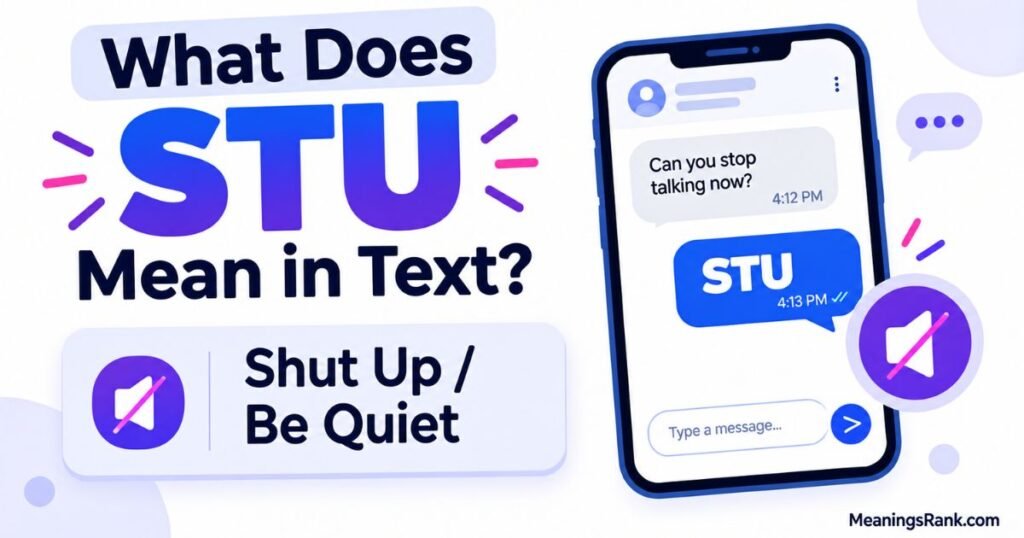 What Does STU Mean in Text