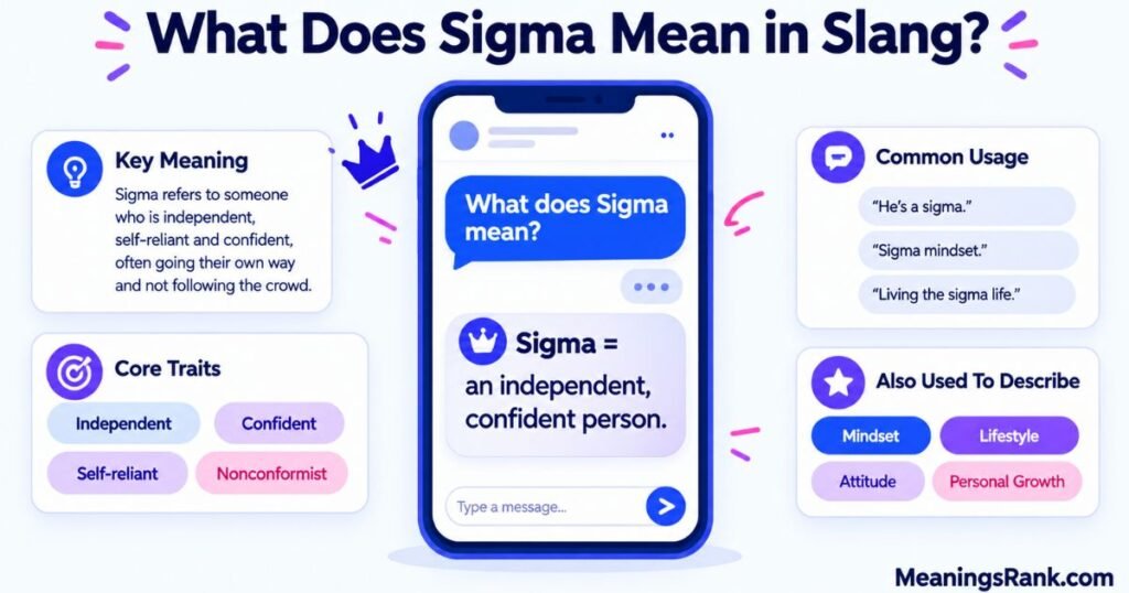 What Does Sigma Mean Slang
