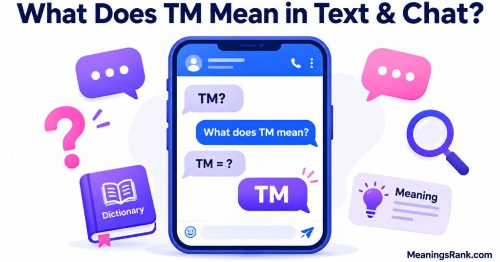 What Does TM Mean in Text & Chat