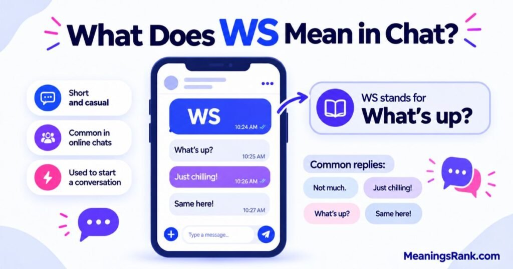 What Does WS Mean in Chat