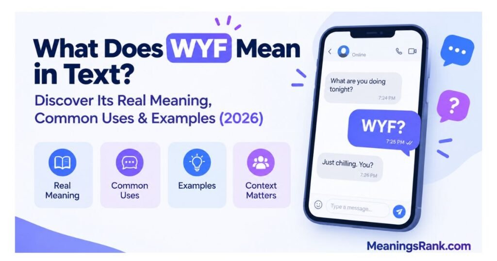 What Does WYF Mean in Text