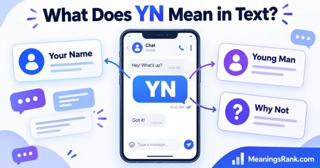 What Does YN Mean in Text