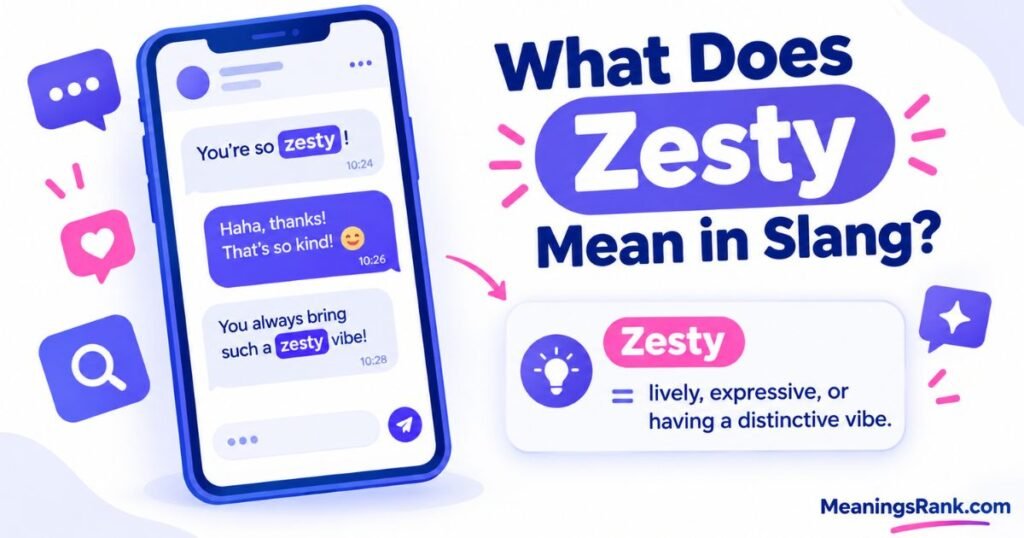 What Does Zesty Mean in Slang