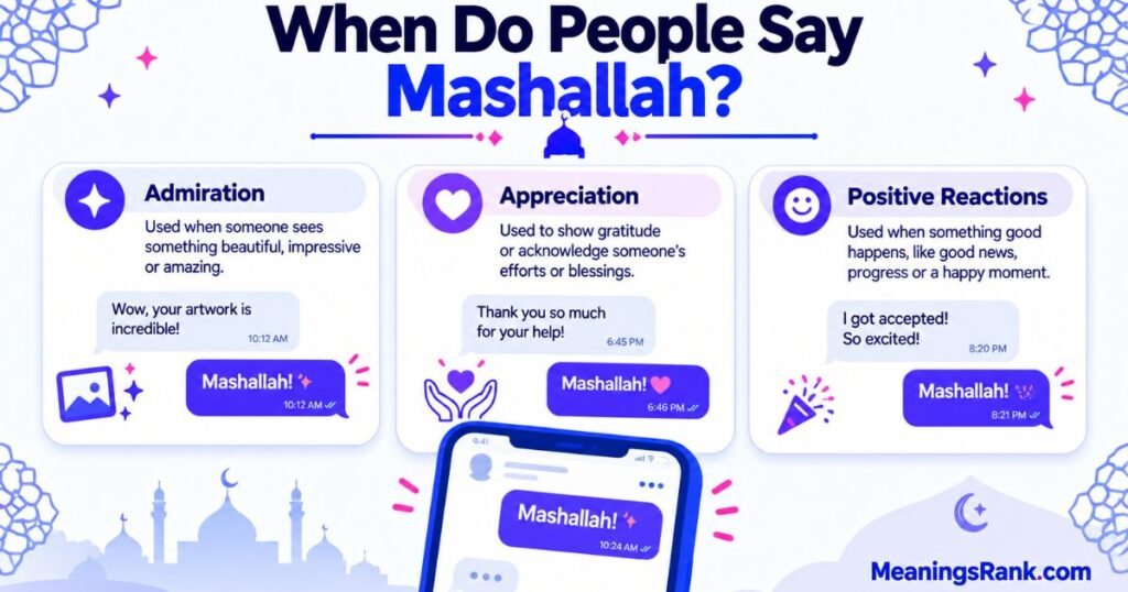When Do People Say Mashallah