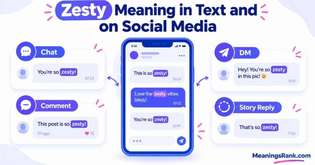Zesty Meaning in Text and on Social Media
