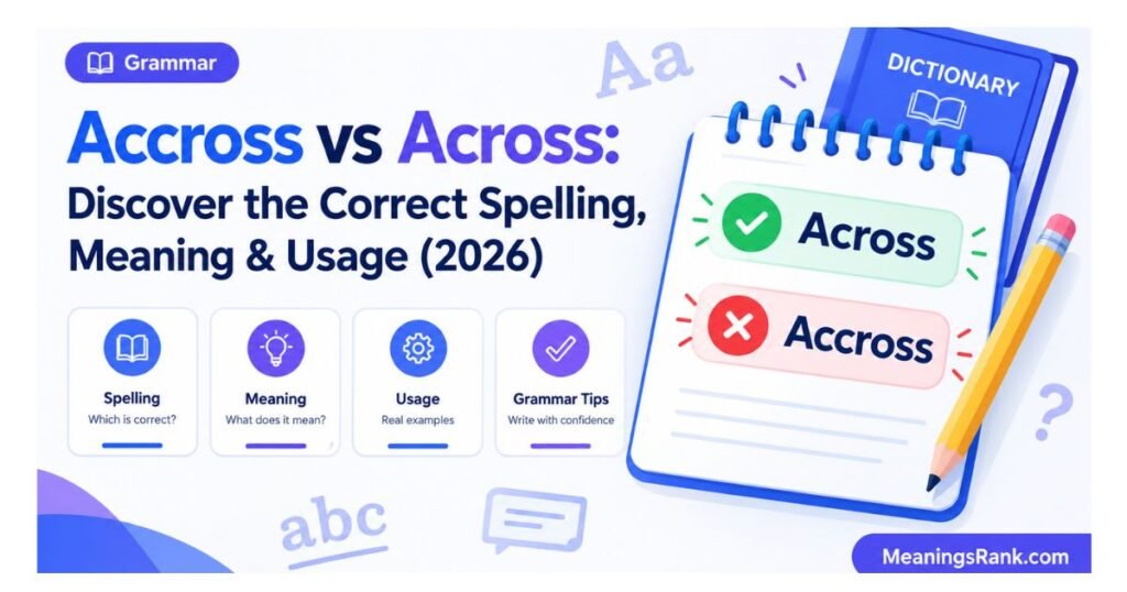 Accross vs Across
