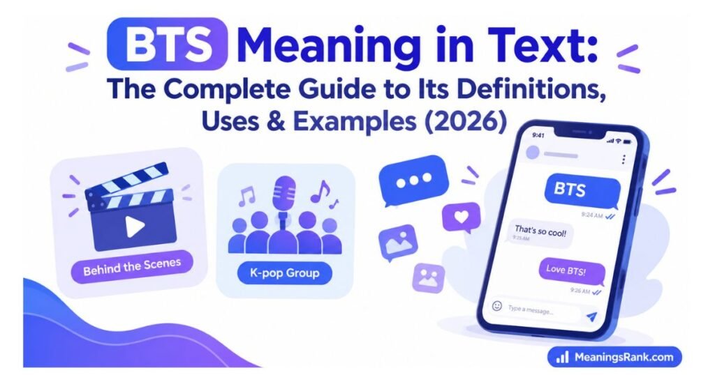 BTS Meaning in Text