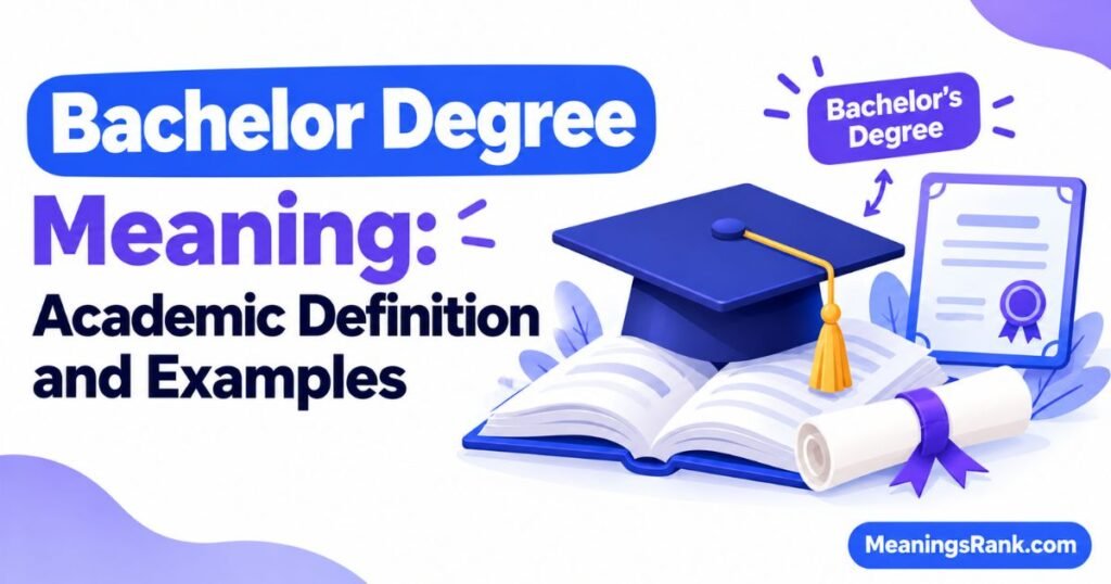 Bachelor Degree Meaning Academic Definition and Examples