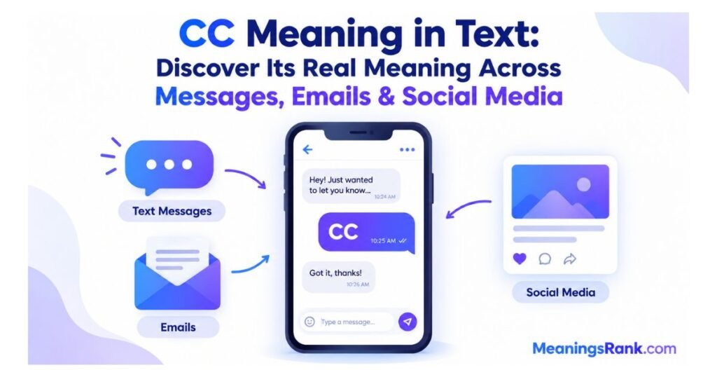 CC Meaning in Text: Discover Its Real Meaning Across Messages, Emails & Social Media