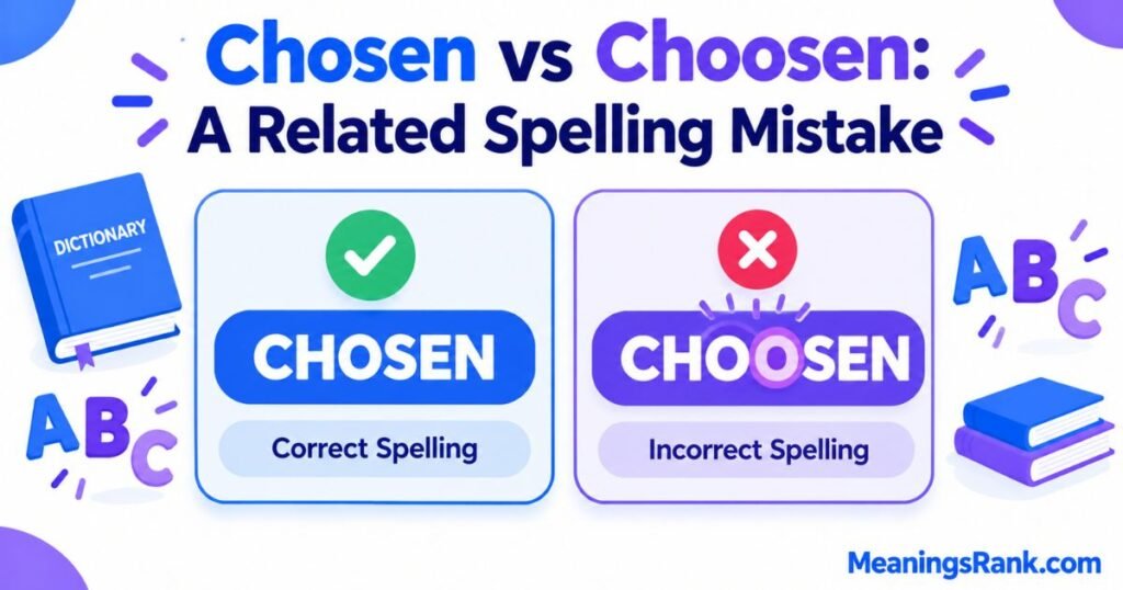 Chosen vs Choosen A Related Spelling Mistake