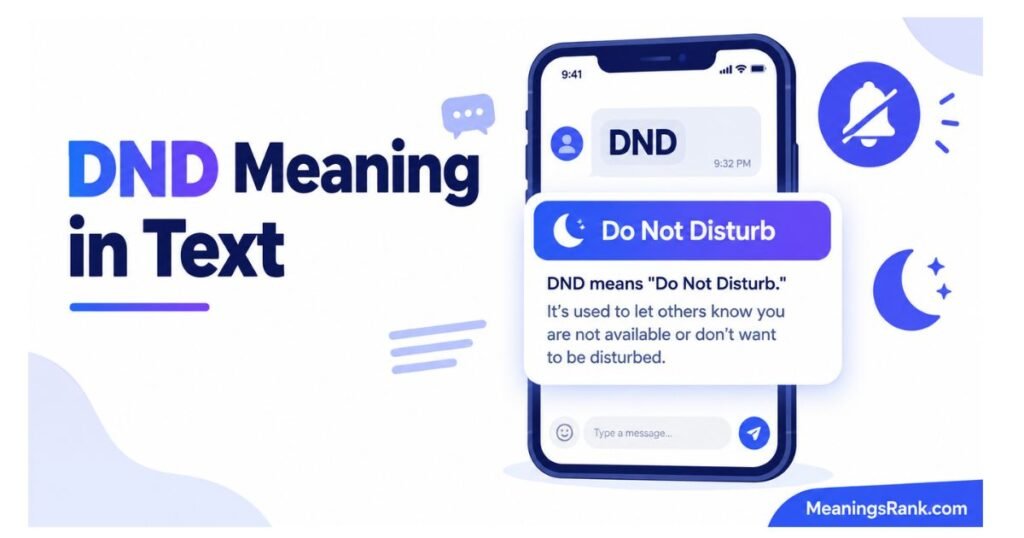 DND Meaning in Text