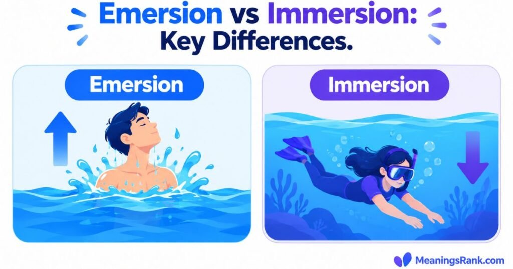 Emersion vs Immersion: Key Differences