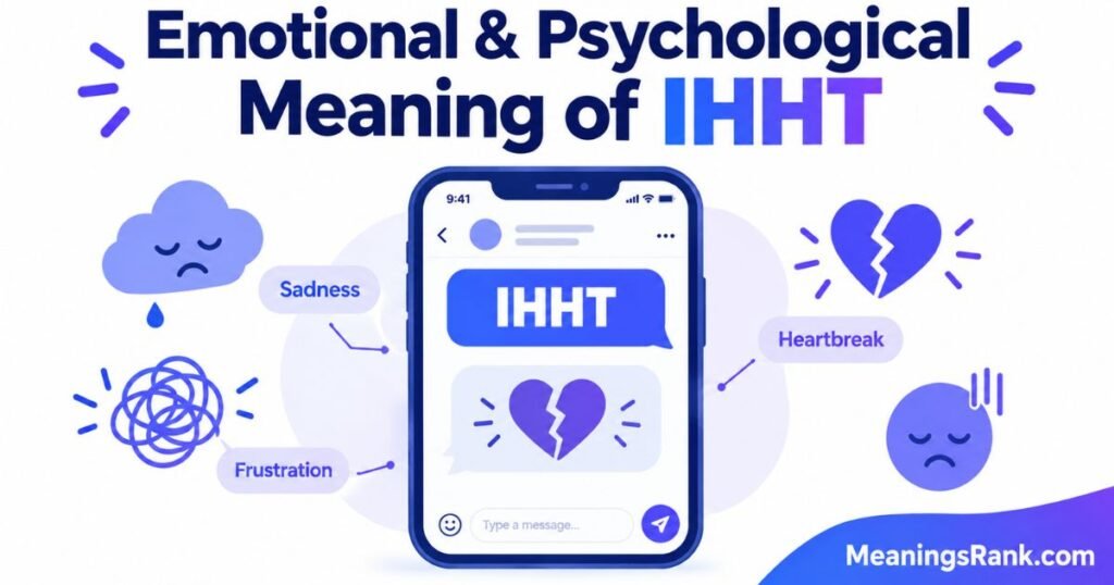 Emotional & Psychological Meaning of IHHT