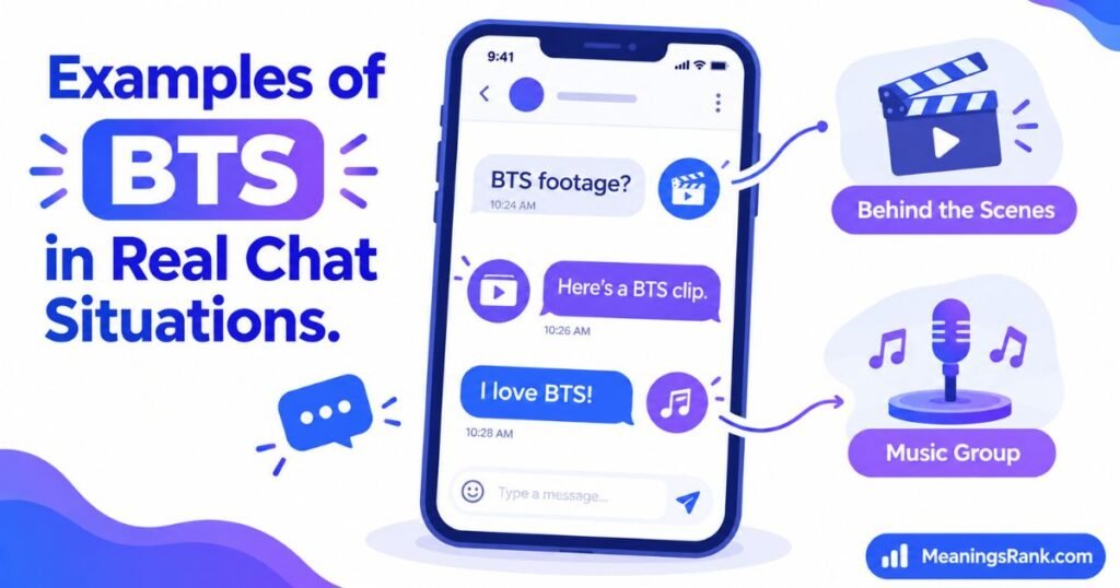 Examples of BTS in Real Chat Situations