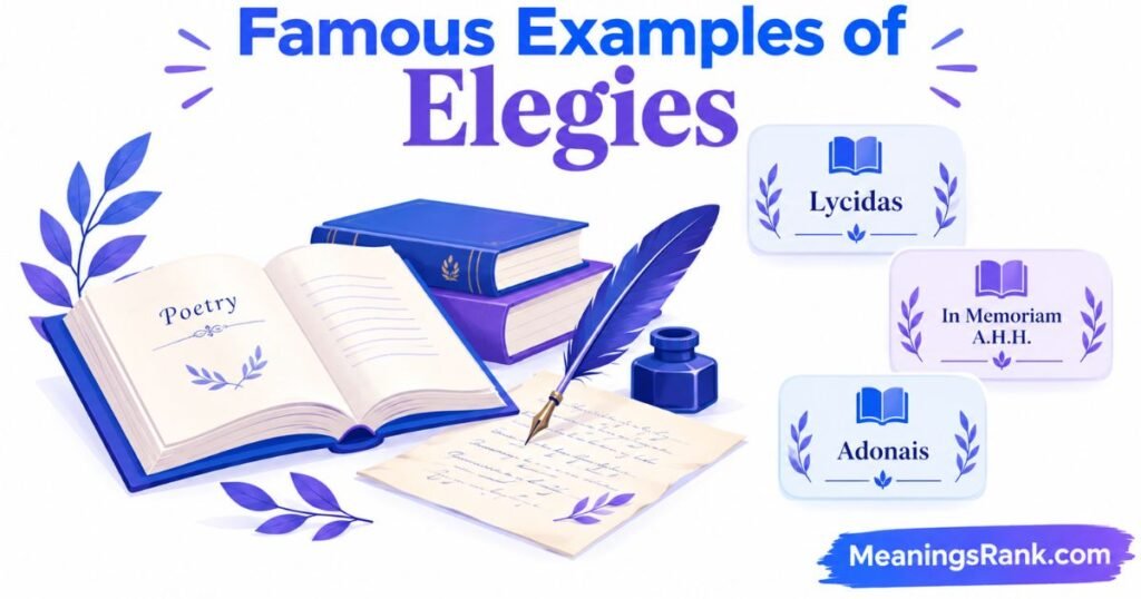 Famous Examples of Elegies