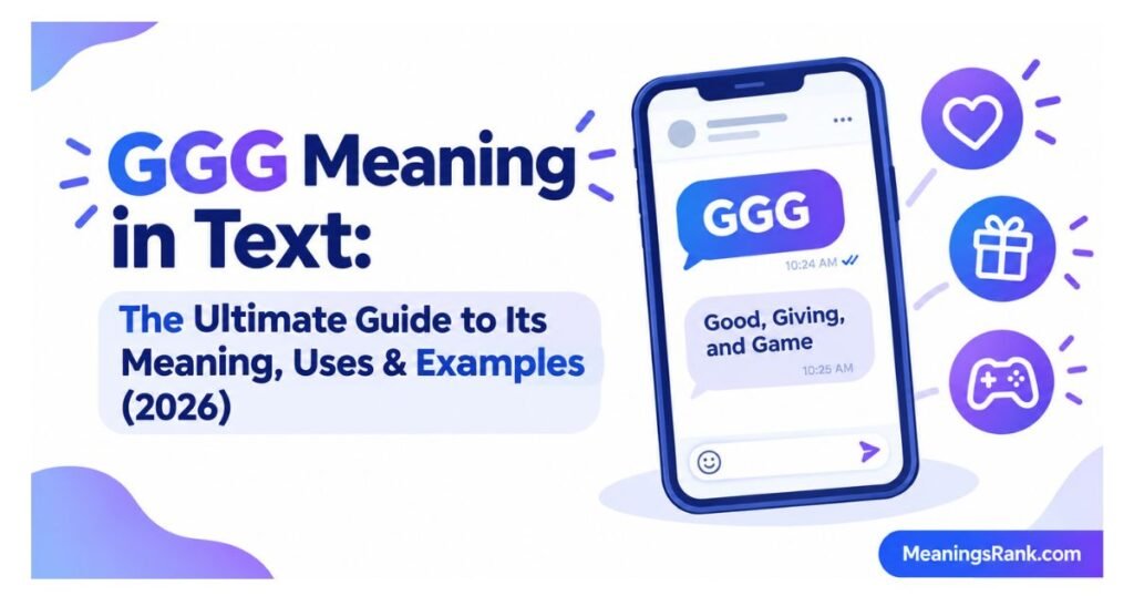 GGG Meaning in Text: The Ultimate Guide to Its Meaning, Uses & Examples (2026)