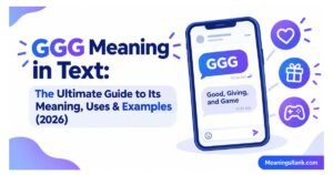 GGG Meaning in Text