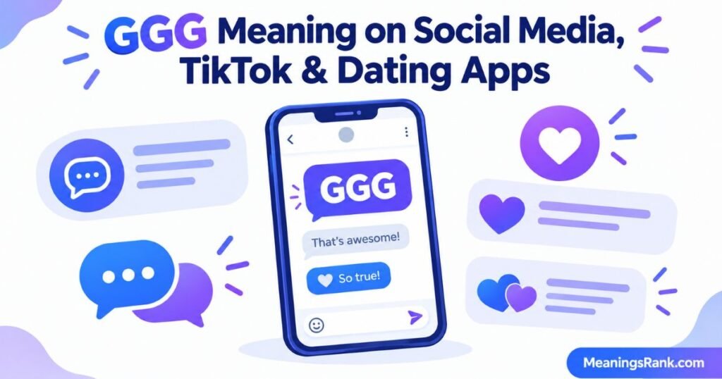 GGG Meaning on Social Media, TikTik & Dating Apps
