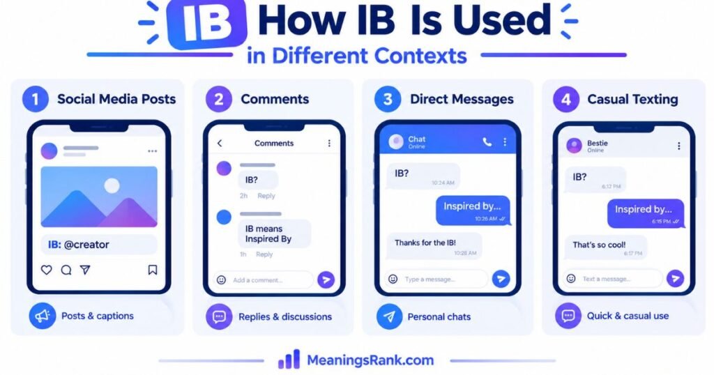 How IB is Used in Different Contexts