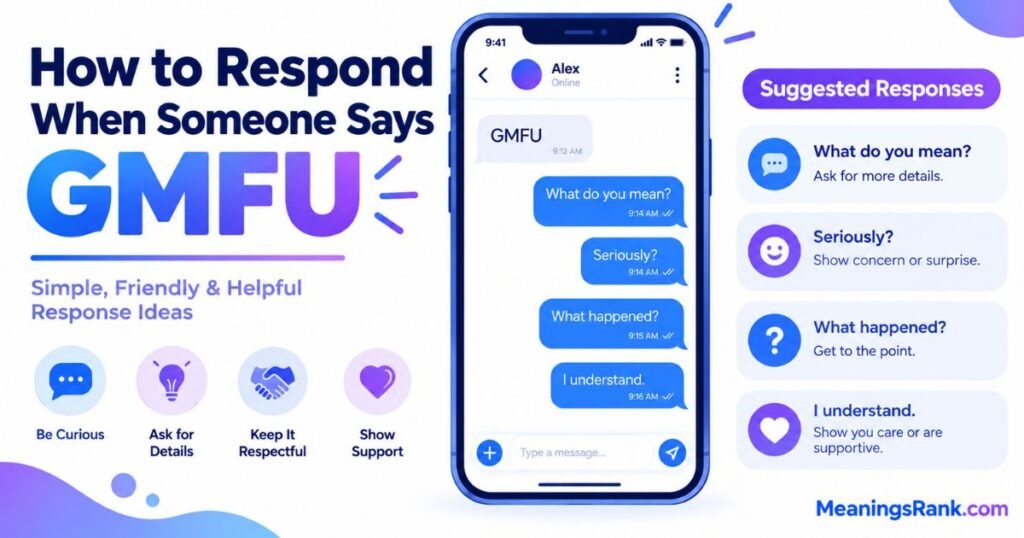 How to Respond to GMFU