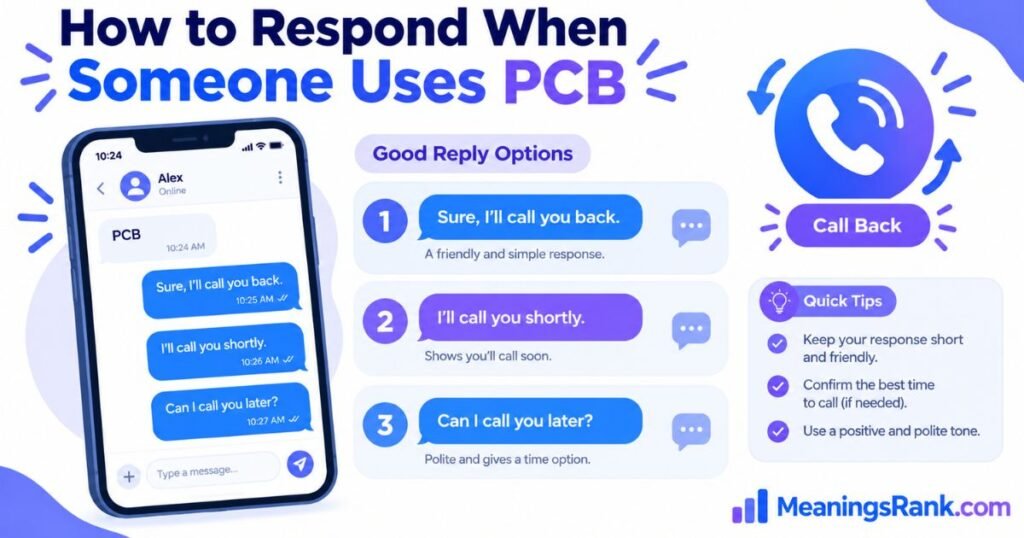 How to Respond to PCB