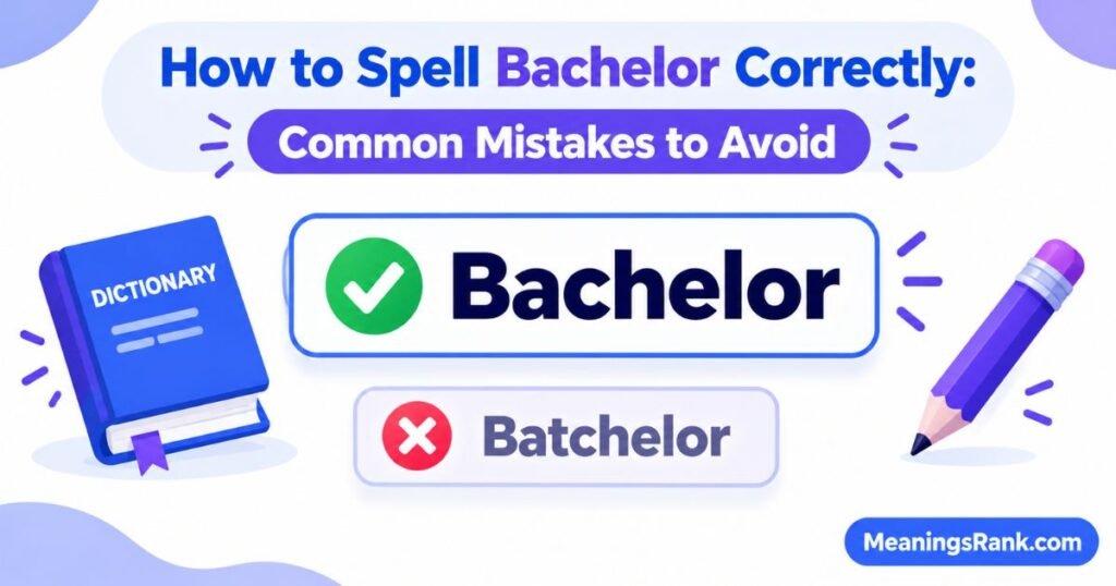 How to Spell Bachelor Correctly Common Mistakes to Avoid