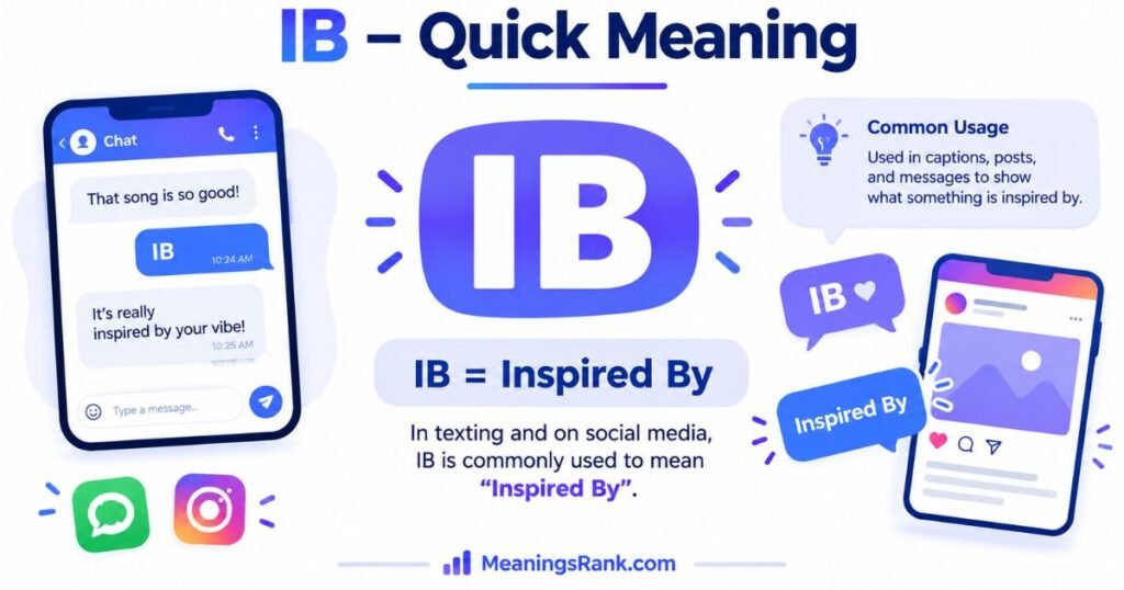 IB - Quick Meaning