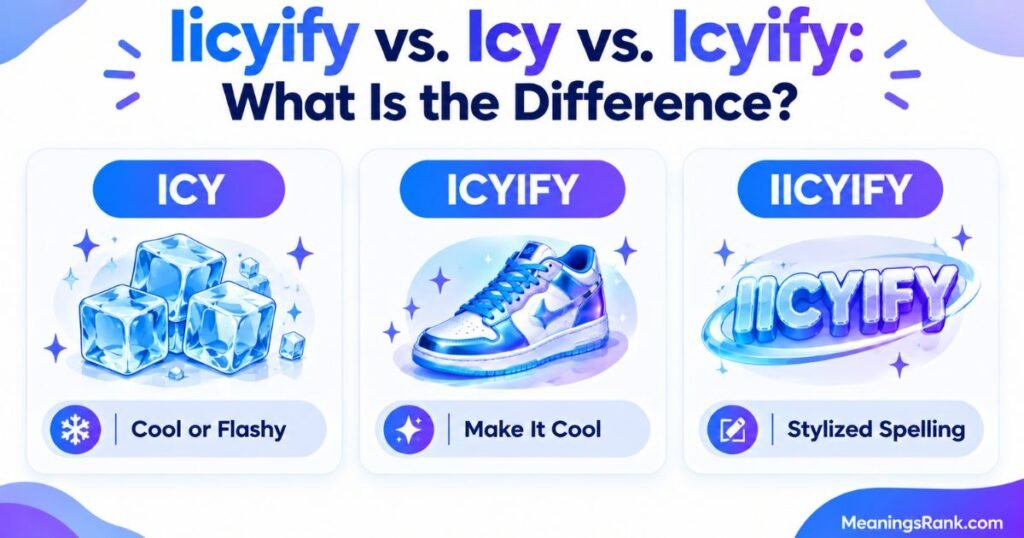 Iicyify vs. Icy vs. Icyify What Is the Difference