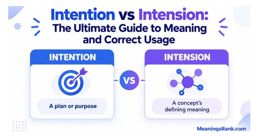 Intention vs Intension: The Ultimate Guide to Meaning and Correct Usage