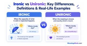 Ironic vs Unironic