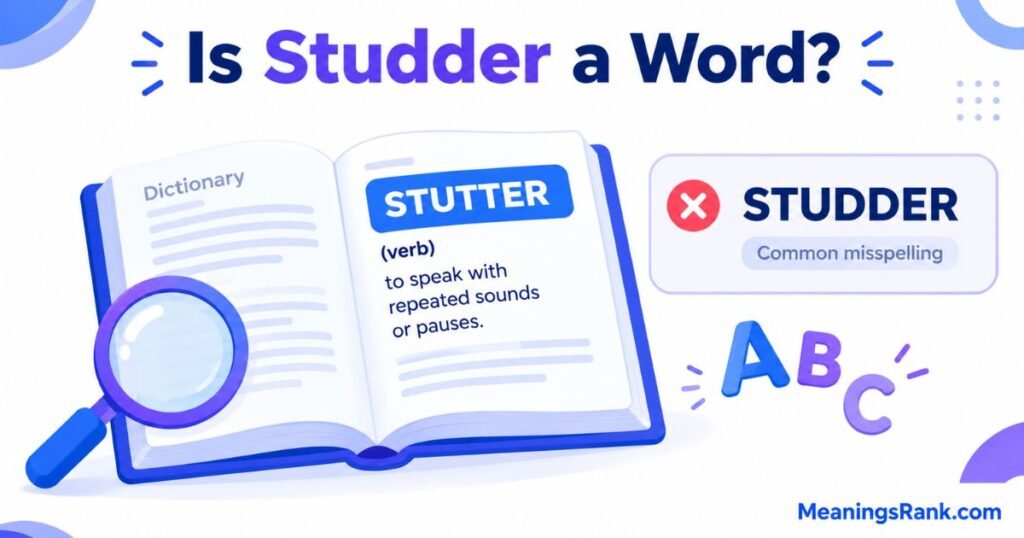 Is Studder a Word
