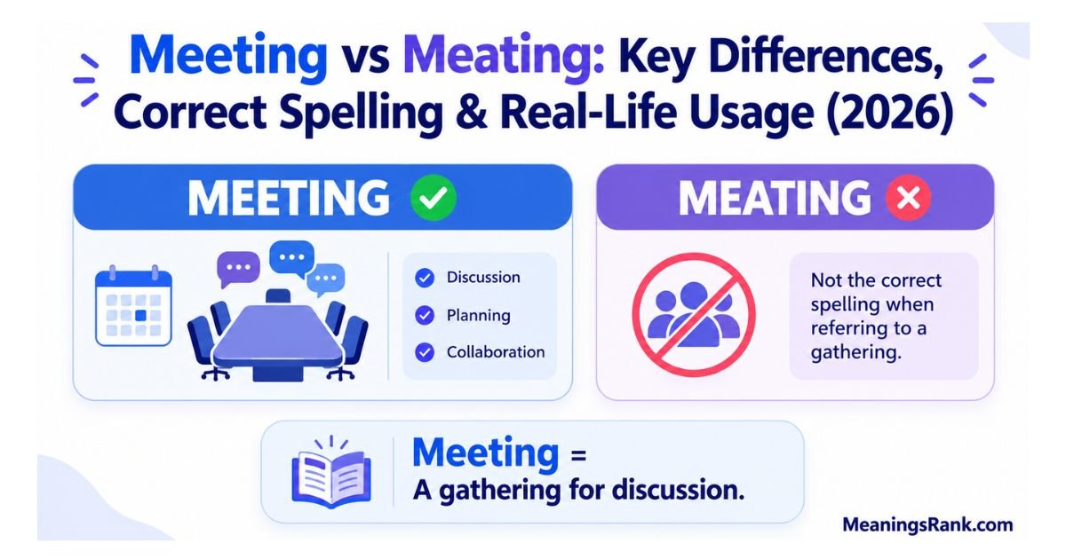Meeting vs Meating