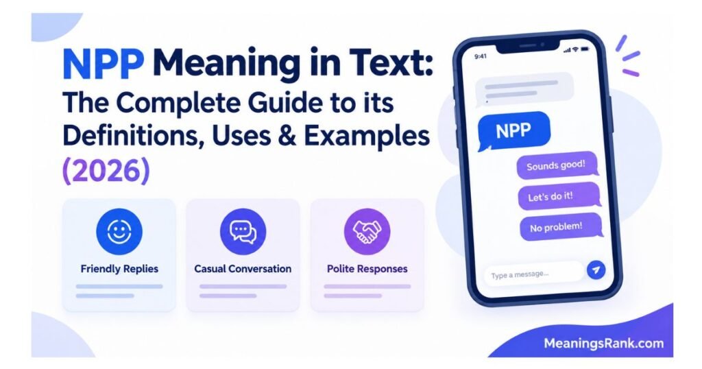 NPP Meaning in Text