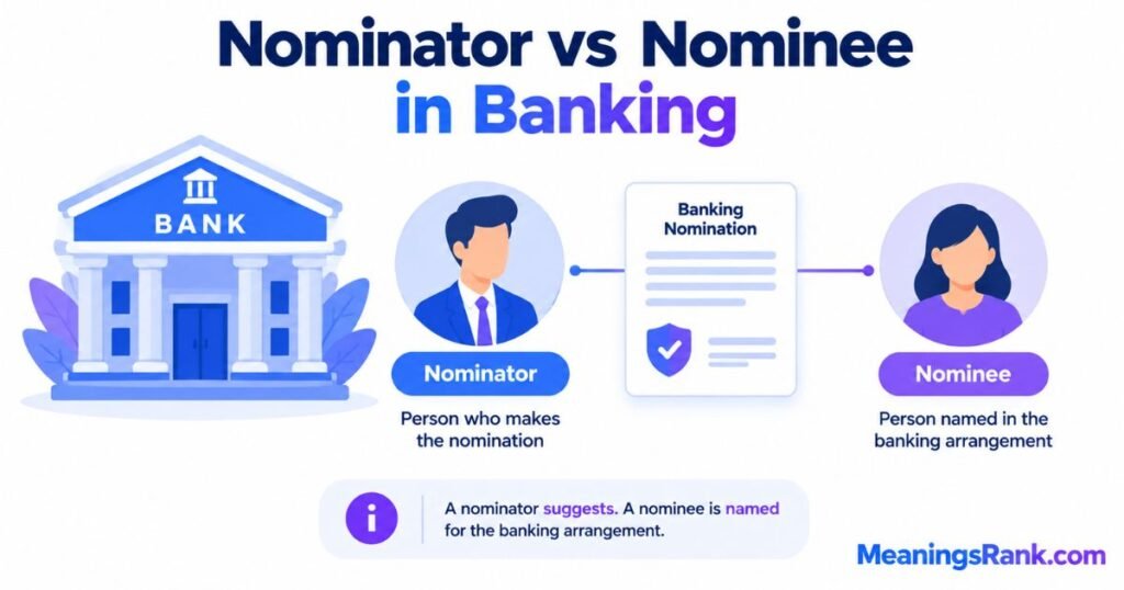 Nominator vs Nominee in Banking