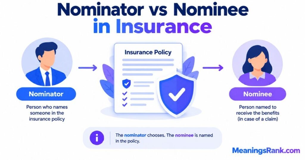 Nominator vs Nominee in Insurance