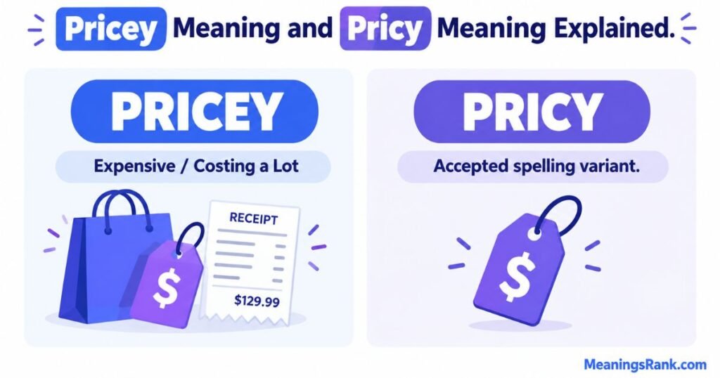 Pricey Meaning and Pricy Meaning Explained
